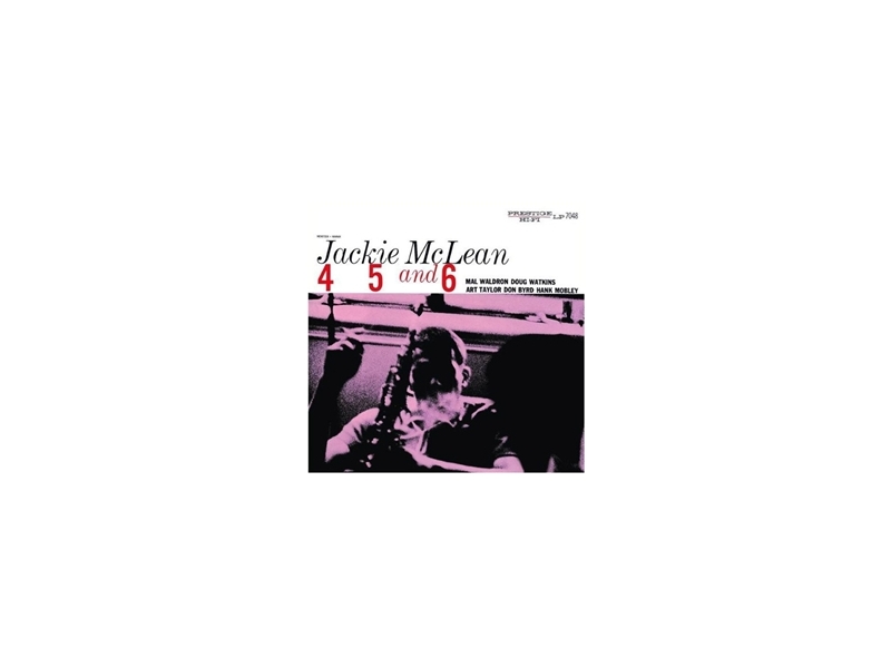 JACKIE MCLEAN - 4, 5, AND 6 MONO winyl