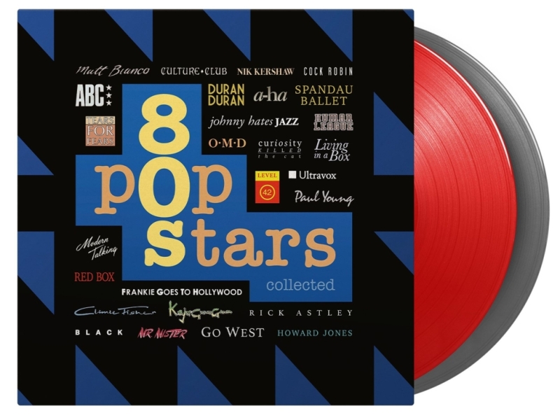 V/A - 80s Pop Stars Collected (180g) red/silver winyl