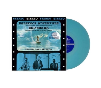 Bud Shank - Barefoot Adventure  (Limited Numbered Edition on Seaglass Aqua Vinyl) winyl