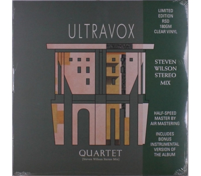 Ultravox - Quartet (Steven Wilson Stereo Mix) (RSD) (180g) (Clear Vinyl) (Half Speed Mastered) winyl