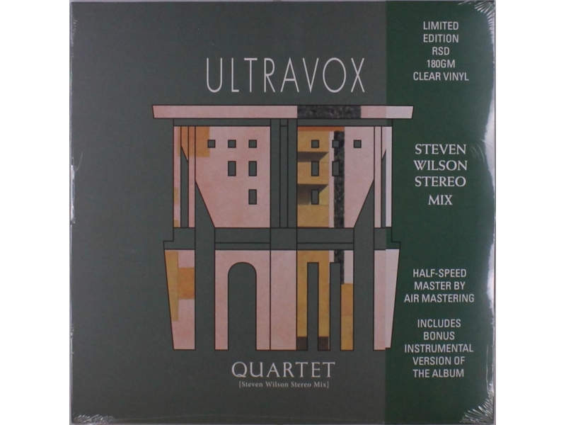 Ultravox - Quartet (Steven Wilson Stereo Mix) (RSD) (180g) (Clear Vinyl) (Half Speed Mastered) winyl